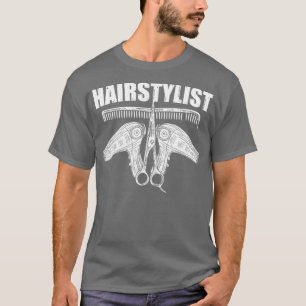 Camiseta Hairstylist Hairstlye Haircut Para Barbers Hairsty