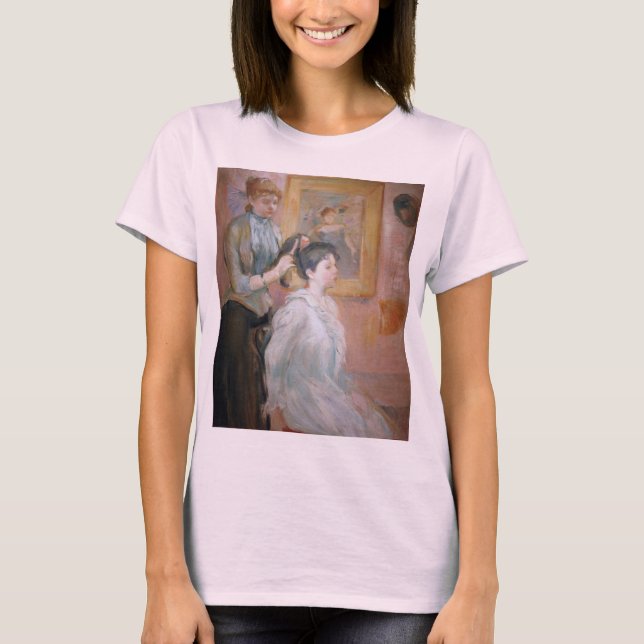 Camiseta Hairstylist (por Berthe Morisot) (Frente)