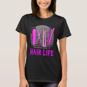 Camiseta Hairstylist Salon Job Tesoura Shea Life S
