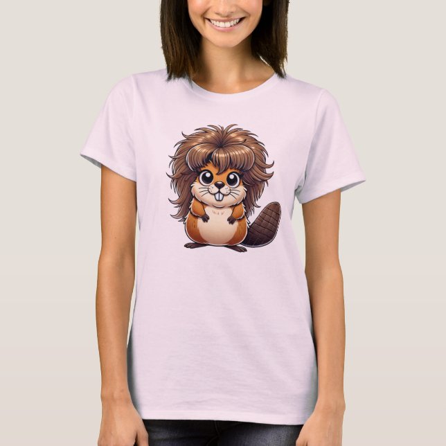 Camiseta Hairy Beaver Wild e Free (Frente)