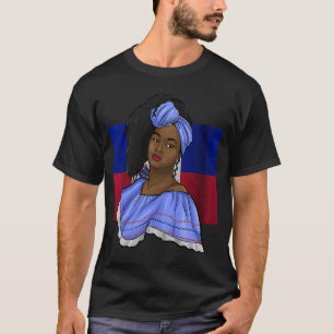 Camiseta Haiti: Dia da Bandeira do Haiti Crioula Orgulhosa 