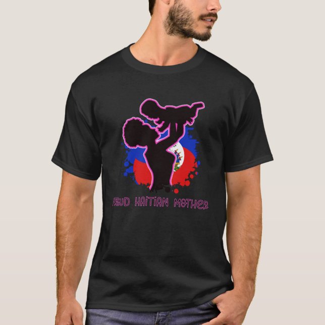Camiseta Haiti Dia da Bandeira Haitiana Orgulhosa Mulher Ay (Frente)