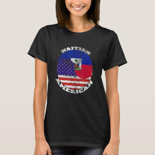 Camiseta Haiti e a bandeira americana, Metade Haitiano Meta