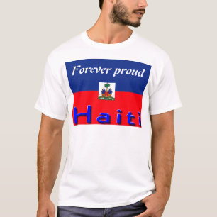 Camiseta haiti flag mens t-shirt