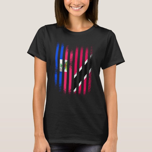 Camiseta Haiti Flag Trinidad e Tobago Grown Country Flags S (Frente)