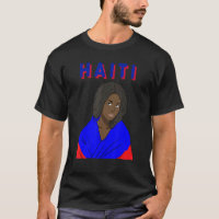 Haiti Haihaitiano Sinalizador de Amor Garota Orgul