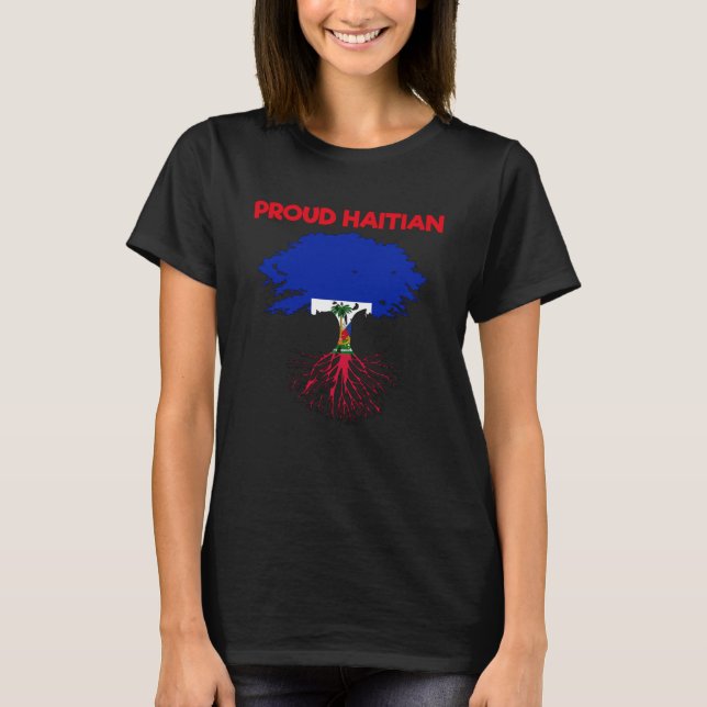 Camiseta Haiti Haitian Country Flag Day Love Heart Aud Ay (Frente)
