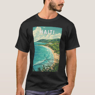Camiseta Haiti Illustração Viagem Art Vintage