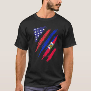 Camiseta Haiti Jamaica Grown Flag USA Patriot Heritage Mont