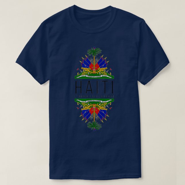 Camiseta Haiti L'union Fait la Force  (Frente do Design)