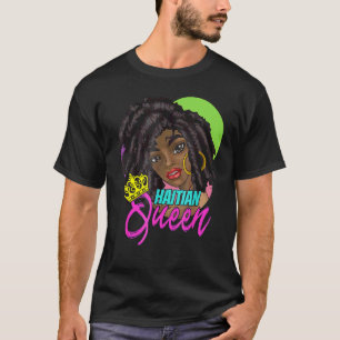 Camiseta Haiti: Sinalizador de amor haitiano Princesa Mulhe
