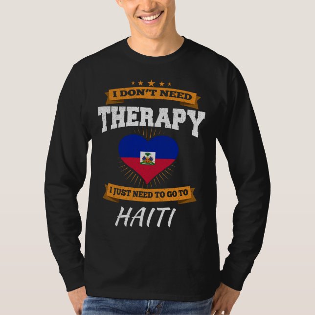 Camiseta Haitian Flag I Haiti Vacation I Haiti (Frente)
