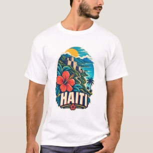 Camiseta Haitiana Caribenha de Meados do Século
