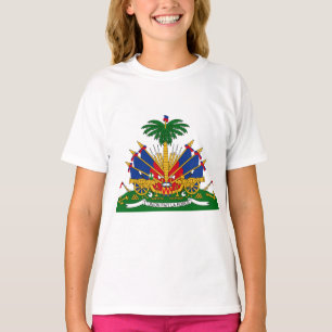 Camiseta Haitiano - camisola da brasão