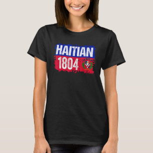 Camiseta Haitiano Haiti Patriotismo Raízes Patrimônio Mulhe