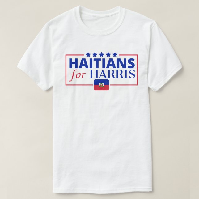 Camiseta Haitianos por Harris (Frente do Design)