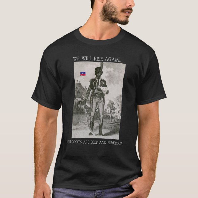 Camiseta Haiti's Vintage Quote 1 (Frente)