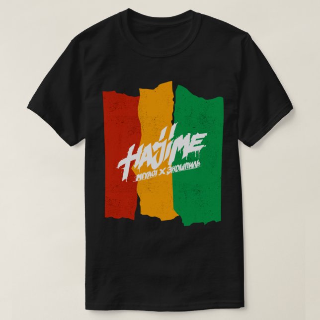 Camiseta Hajime, Miyagi, Andy Panda, Rasta Classic T-Shirt (Frente do Design)