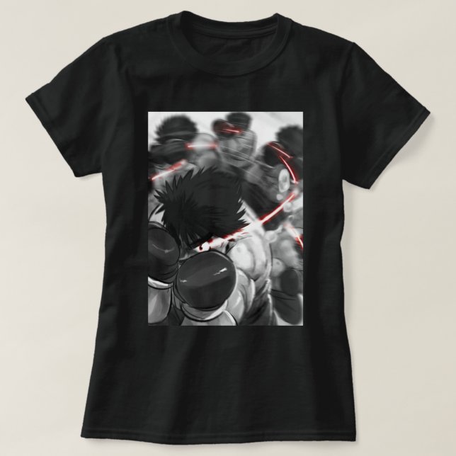 Camiseta Hajime no Ippo Dempsey Roll   (Frente do Design)