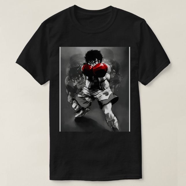 Camiseta Hajime No Ippo Motivational Poster (Frente do Design)