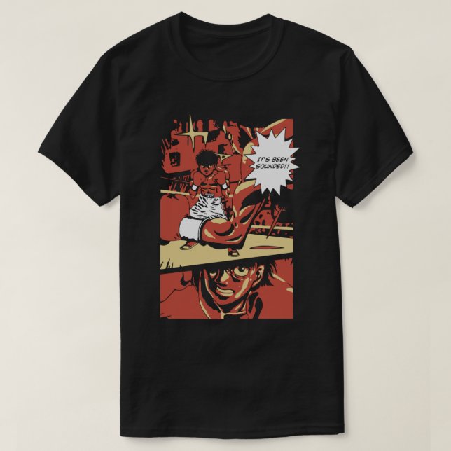 Camiseta Hajime no Ippo Retro Vintage (Frente do Design)