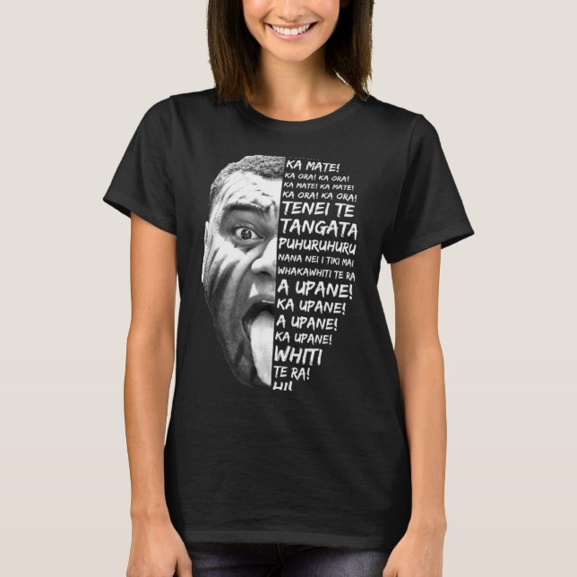 Camiseta Haka New Zealand Maori New Zealand Fans Rugby _1  (Frente)