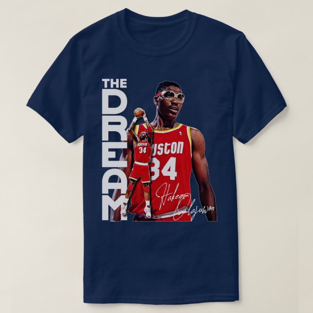 Camiseta Hakeem The Dream Olajuwon Fan Design (Frente do Design)