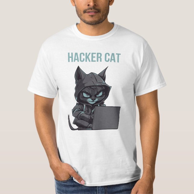 Camiseta Haker Cat (Frente)