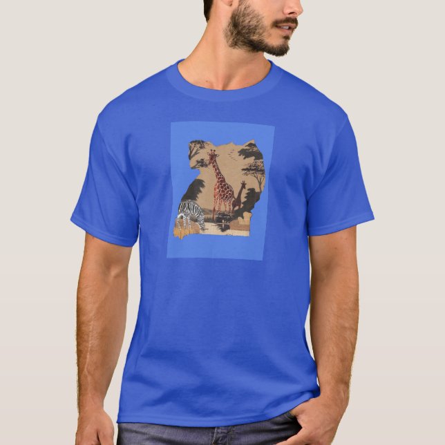 Camiseta Hakuna Matata African Animal Pride lands.png (Frente)