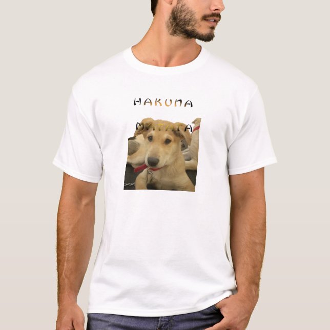 Camiseta Hakuna Matata Eu sei o que você está pensando (Frente)