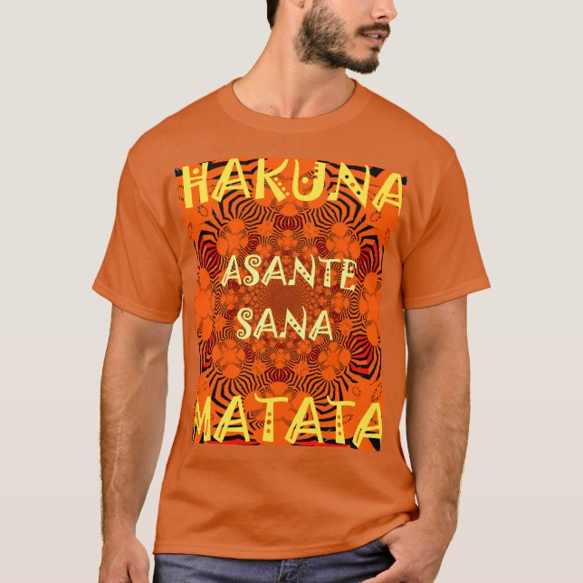 Camiseta Hakuna Matata - Excepcional Obrigado (Frente)