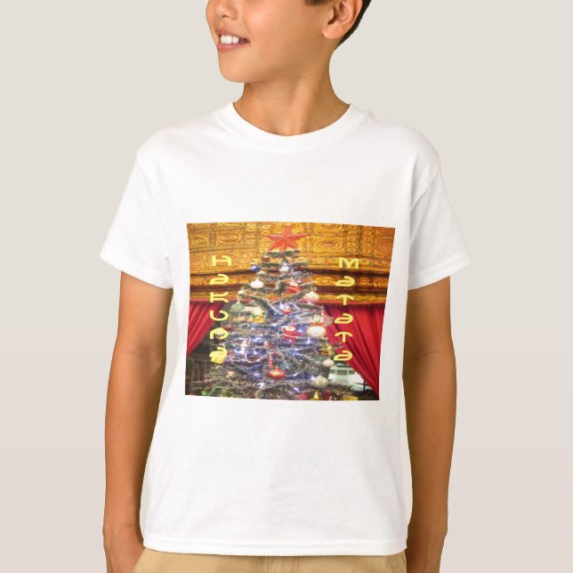 Camiseta Hakuna Matata Feliz Natal e Feliz ano novo.p (Frente)