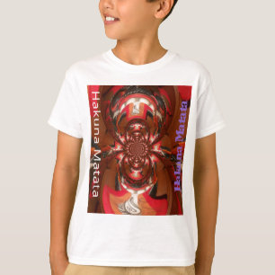 Camiseta Hakuna Matata Halloween Mask Kaleidoscope Abstrato