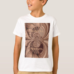 Camiseta Hakuna Matata Kenya Giraffe Safari Woven Sourveni
