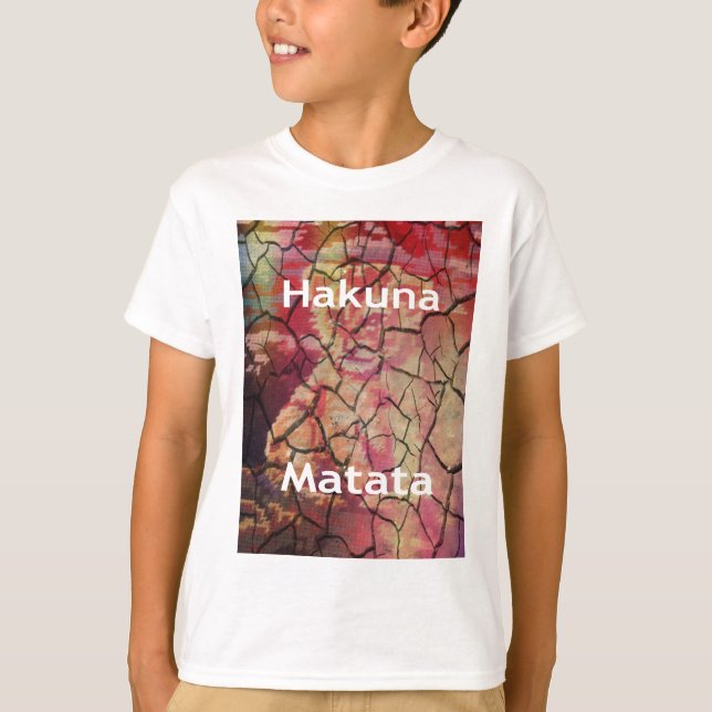 Camiseta Hakuna Matata Lion Cub Design (Frente)