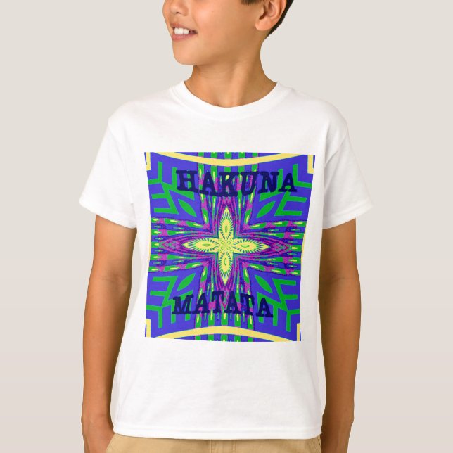 Camiseta Hakuna matata Mombasa Kanga (Frente)