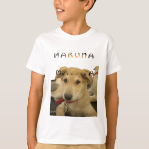 Camiseta "Hakuna Matata Pup" - Amor Sem Preocupação
