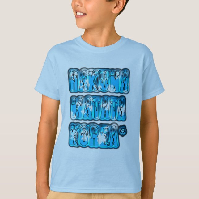 Camiseta Hakuna Matata South Korea Art Impressão/Graphic (Frente)