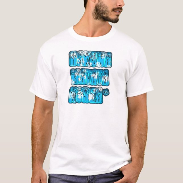 Camiseta Hakuna Matata South Korea Art Impressão/Graphic (Frente)