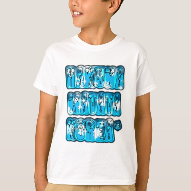 Camiseta Hakuna Matata South Korea Art Impressão/Graphic (Frente)