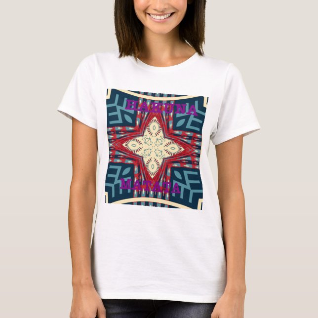 Camiseta Hakuna Matata Text Hope Abstrato (Frente)