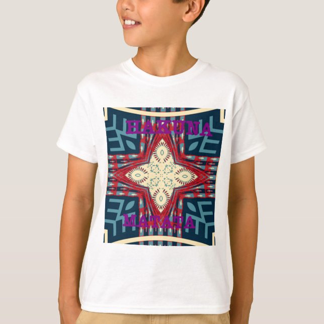Camiseta Hakuna Matata Text Hope Abstrato (Frente)