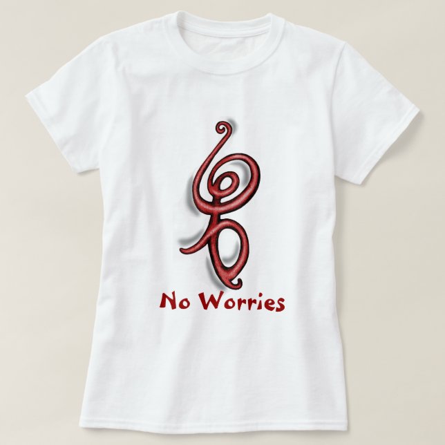 Camiseta Hakuna Matata ~ Vermelho (Frente do Design)