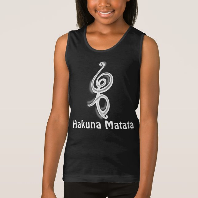 Camiseta Hakuna Matata ~ White (Frente)