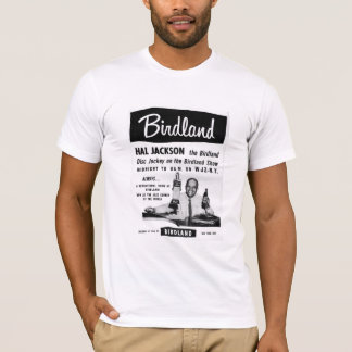 Camiseta Hal Jackson em Birdland B'way na 52nd (o que)