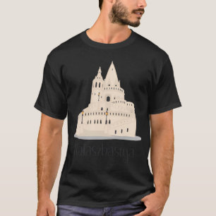 Camiseta Halászbástya Bastião dos Pescadores Budapeste