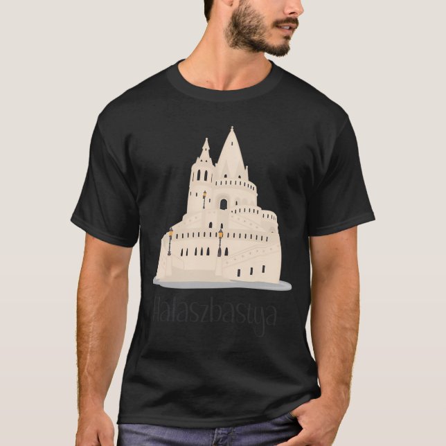 Camiseta HalÃ¡szbÃ¡stya Bastião dos Pescadores Budapeste (Frente)