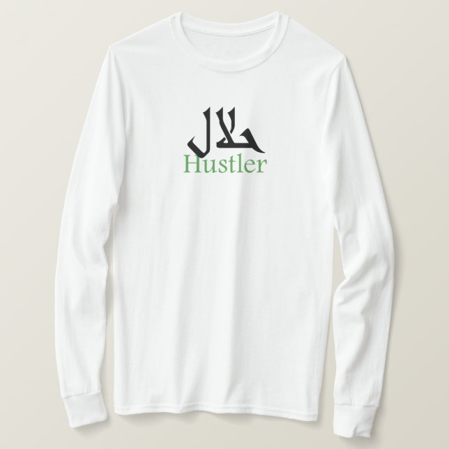Camiseta Halal Hustler (Frente do Design)