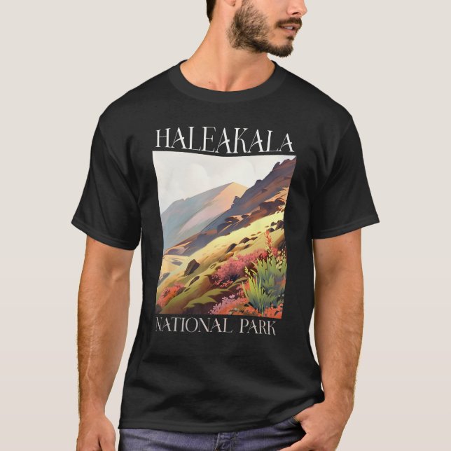 Camiseta Haleakala National Park Maui Hawaii Nature Hiking  (Frente)
