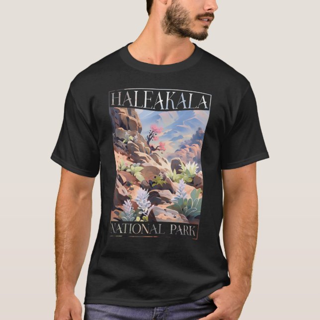 Camiseta Haleakala National Park Maui Hawaii Nature Hiking (Frente)